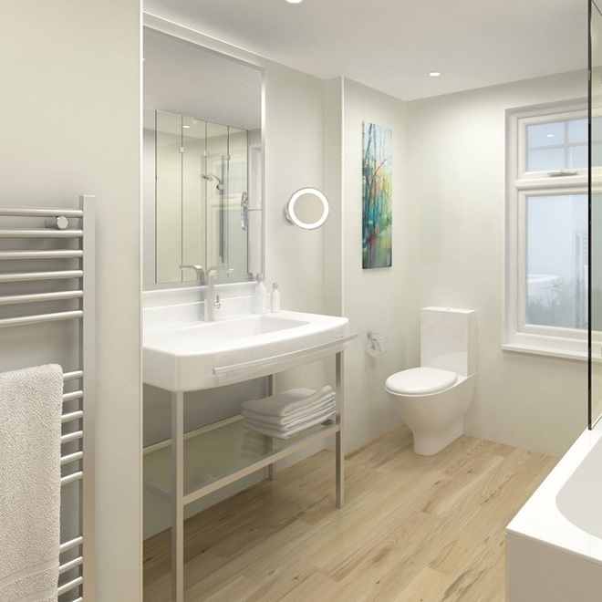 Perform Panel White Gloss 1200mm Bathroom Wall Panels