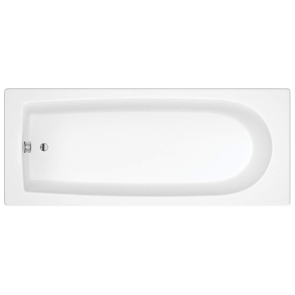 Pomeranian 1700 x 700mm 2TH "D" Single Ended Bath & Legs