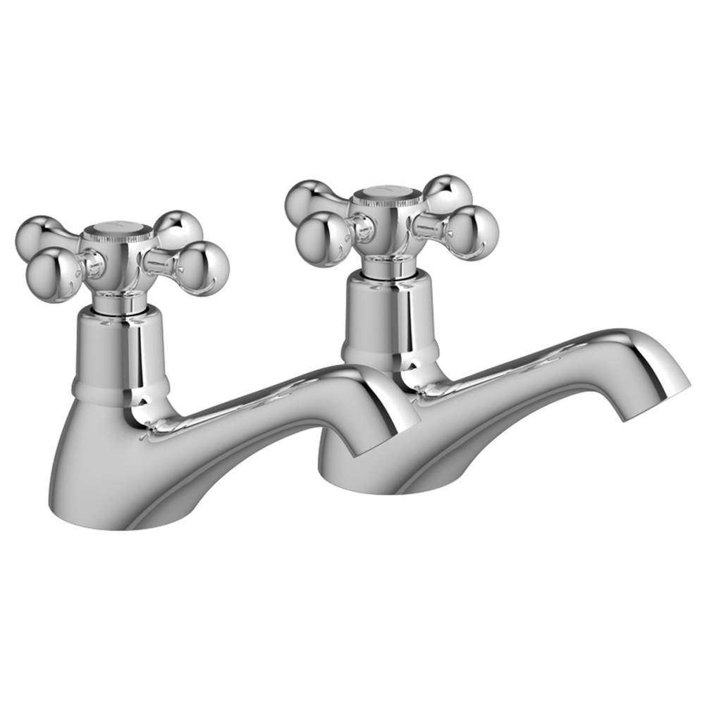 Saxony Bath Pillar Taps