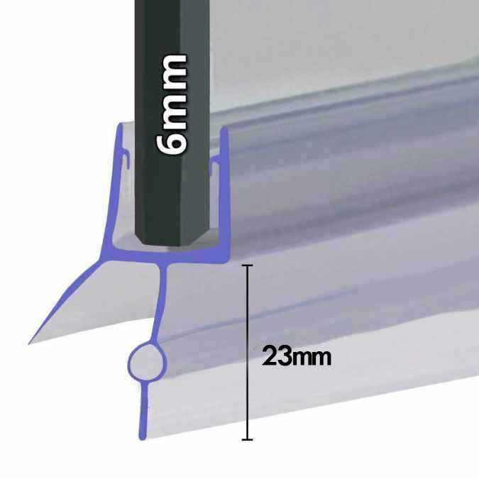 SEAL2 - Replacement Shower Seal - 6mm Glass Screen - Alliance