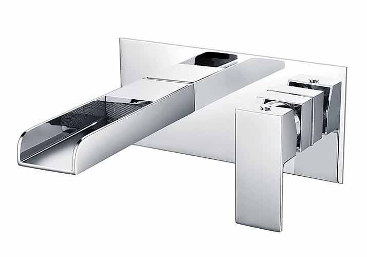 Niagara Soho Waterfall Wall Mounted Basin Mixer Tap