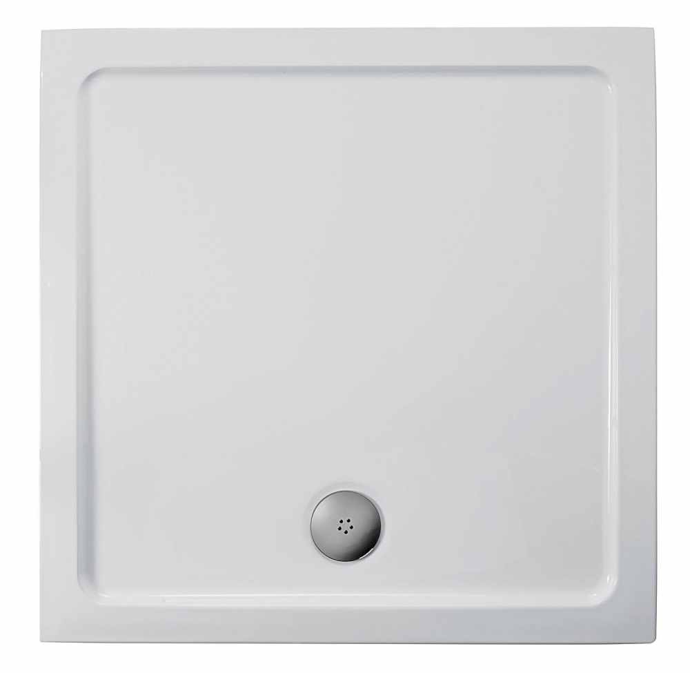 Lakes Low Profile Square Shower Tray - 760 x 760mm