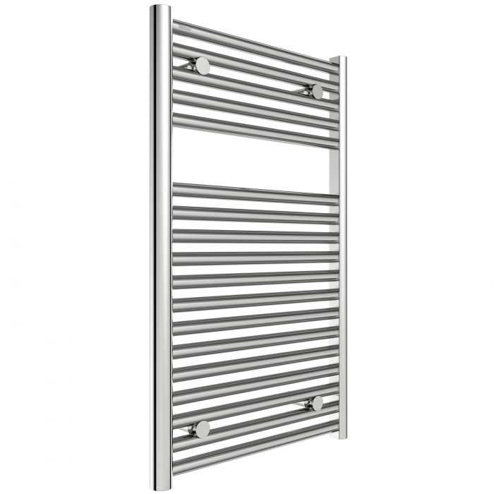 Hugo2 812 x 500mm Electric Towel Radiator - Chrome - High Heat Output - Tissino