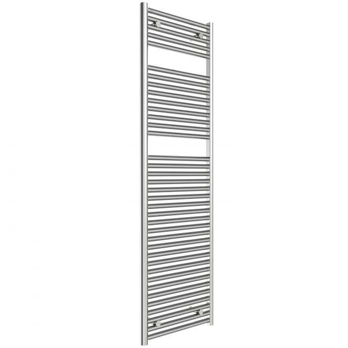 Hugo2 1652 x 500mm Electric Towel Radiator - Chrome - High Heat Output - Tissino