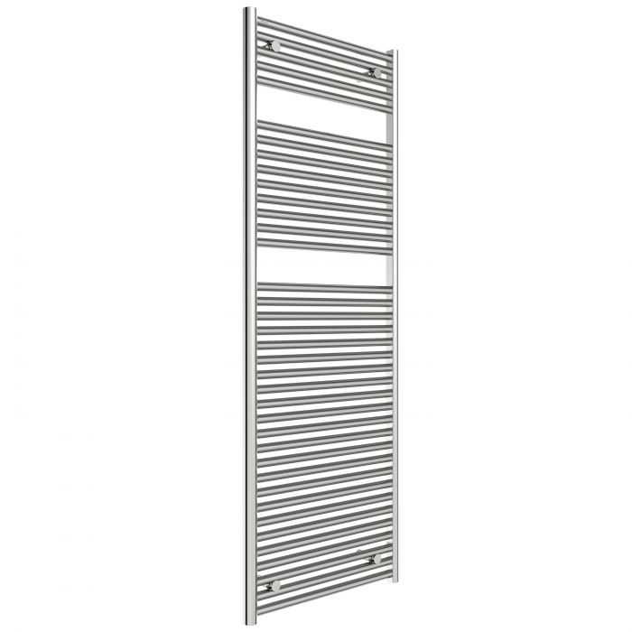 Hugo2 1652 x 600mm Electric Towel Radiator - Chrome - High Heat Output - Tissino