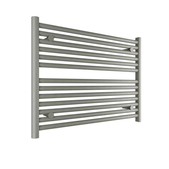 Hugo2 600 x 800mm Electric Towel Radiator - Lusso Grey - High Heat Output - Tissino