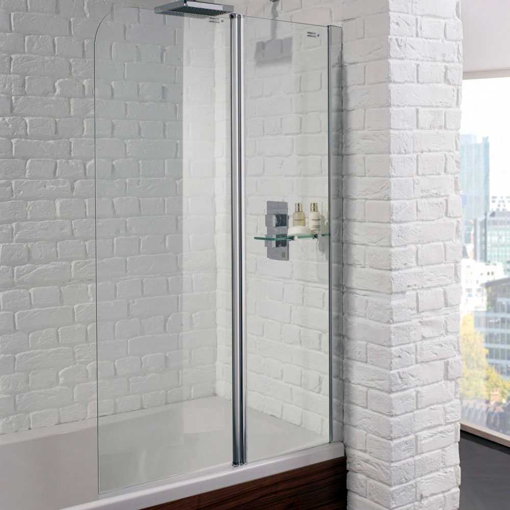 Aquadart Venturi 6 Fixed Bath Shower Screen - 1400 x 900mm