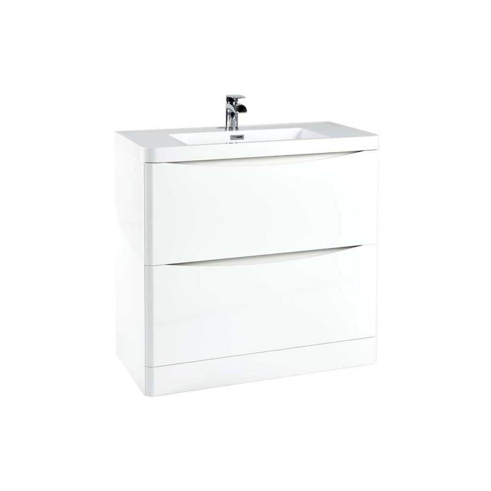 Bella 900 Floor Cabinet in White - Scudo