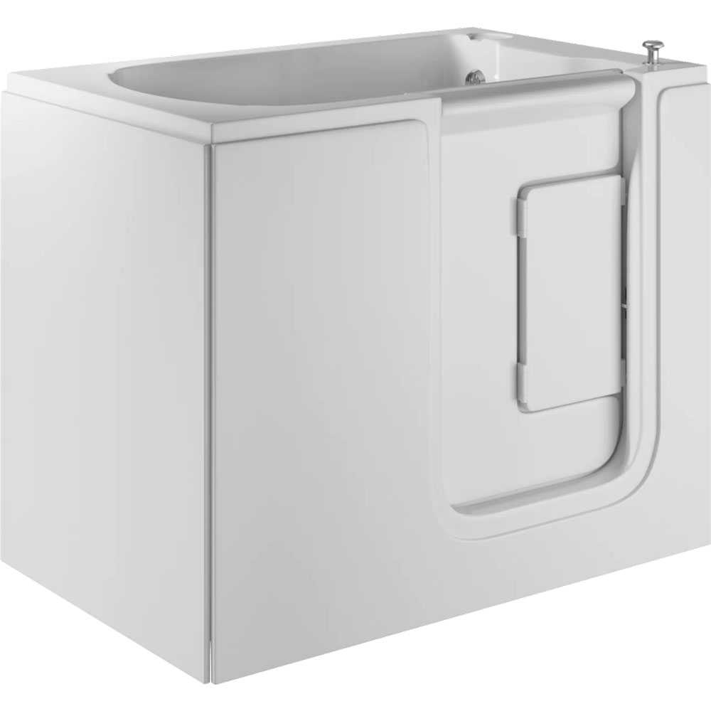 Affinity - Walk In Deep Soaker Bath (1050 x 665mm) With Front Panel Mantaleda