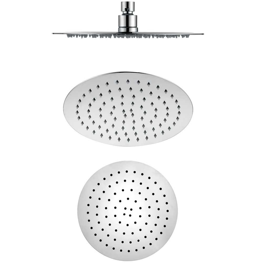 Niagara Equate Deluxe 300mm 10" Round Chrome Slimline Shower Head