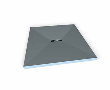 wedi Fundo Riofino Shower Tray - 1000 x 1000mm Linear Drain