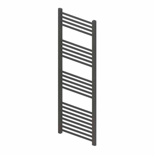 Eastbrook Wingrave 1400 x 500 Matt Anthracite Towel Radiator