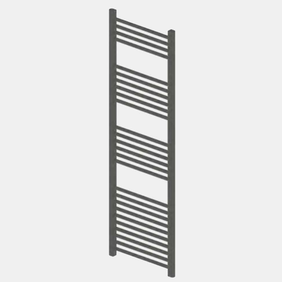 Eastbrook Wingrave 1600 x 400 Matt Anthracite Towel Radiator