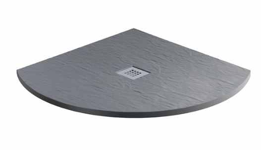 MX Minerials X2W Slate Effect Quadrant Shower Tray