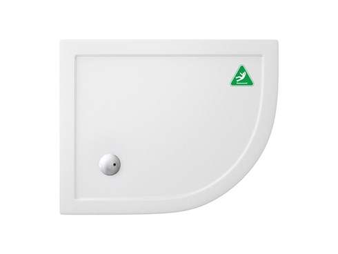 Zamori Anti-Slip Offset Quadrant - 1000 x 800 - Right Hand Shower Tray - Z1200A