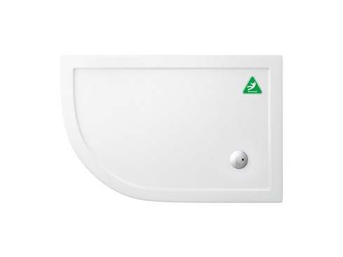 Zamori Anti-Slip Offset Quadrant - 1200  x 800 - Left Hand Shower Tray - Z1201A